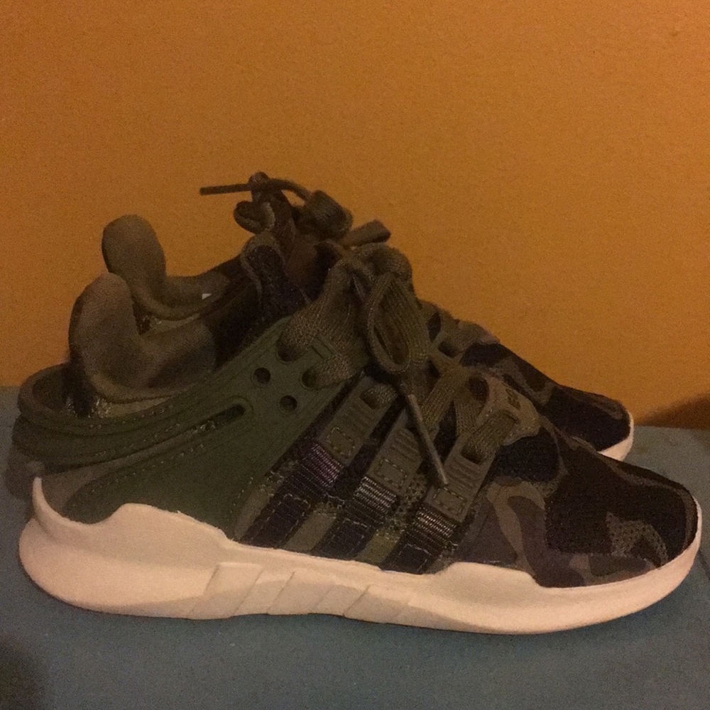 Toddler Adidas EQT camo size 11 toddler